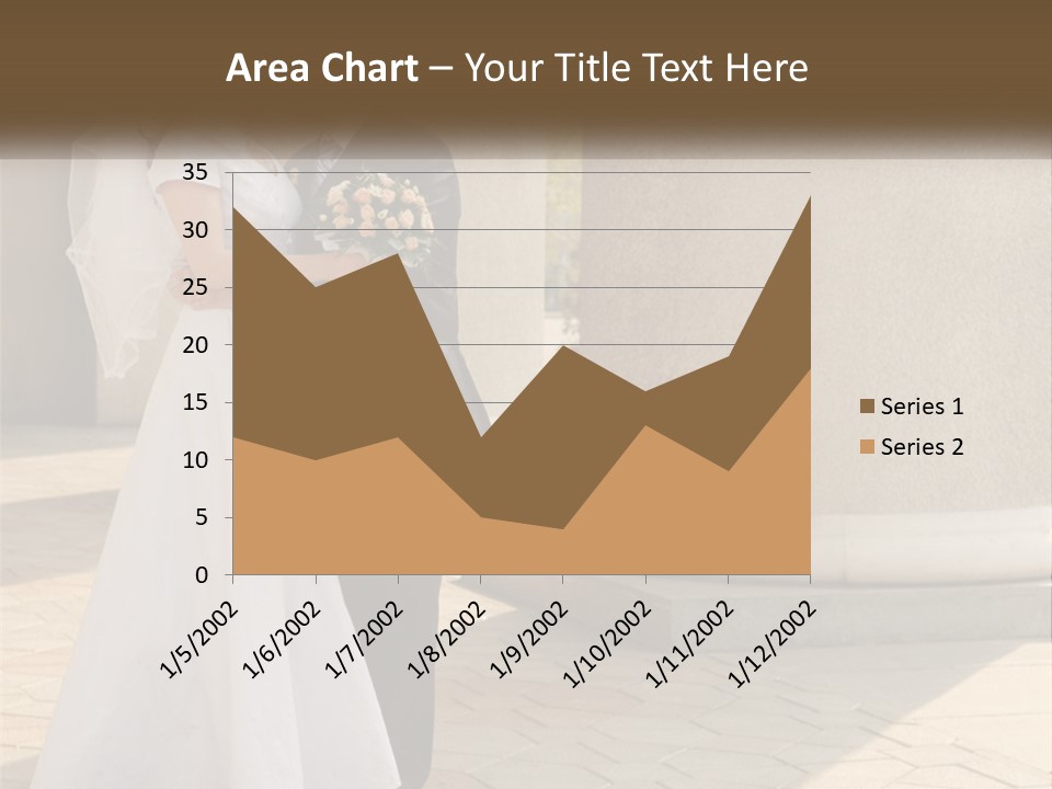 Husband Touching Family PowerPoint Template
