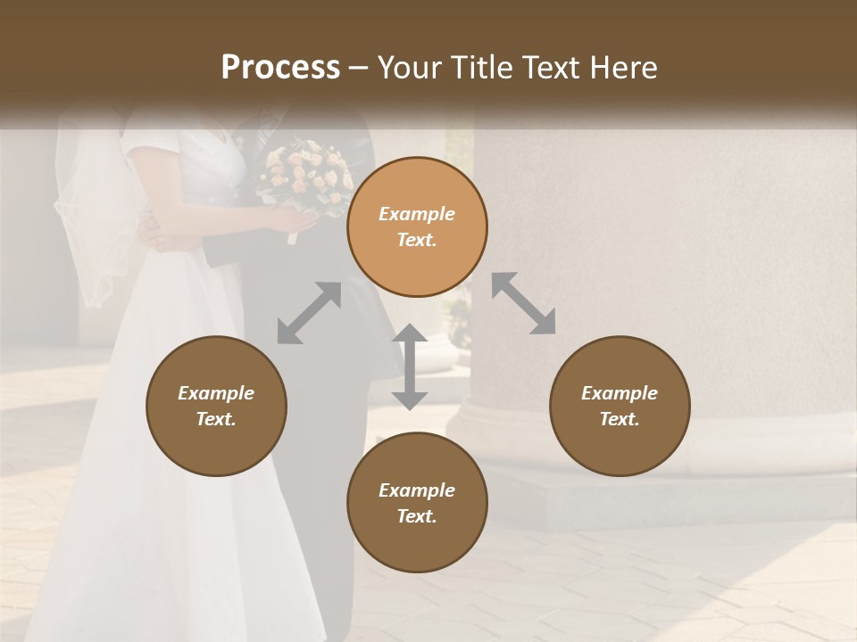 Husband Touching Family PowerPoint Template