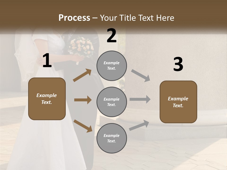 Husband Touching Family PowerPoint Template