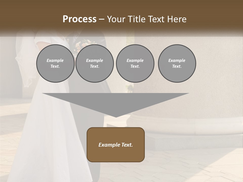 Husband Touching Family PowerPoint Template