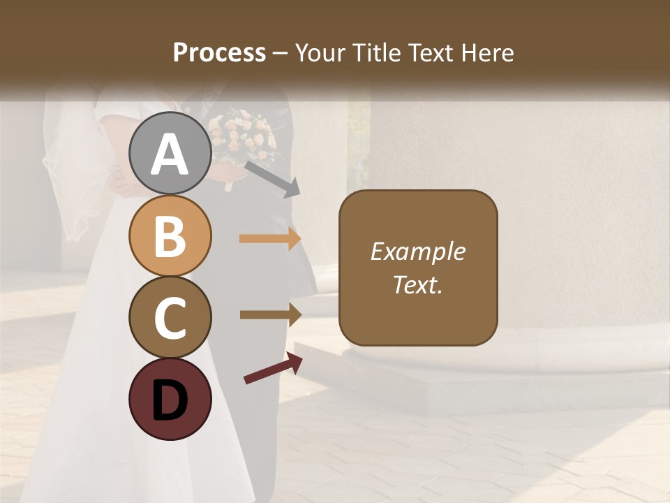 Husband Touching Family PowerPoint Template