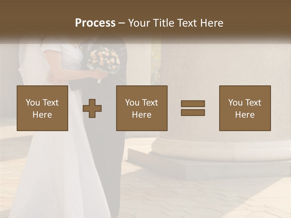 Husband Touching Family PowerPoint Template