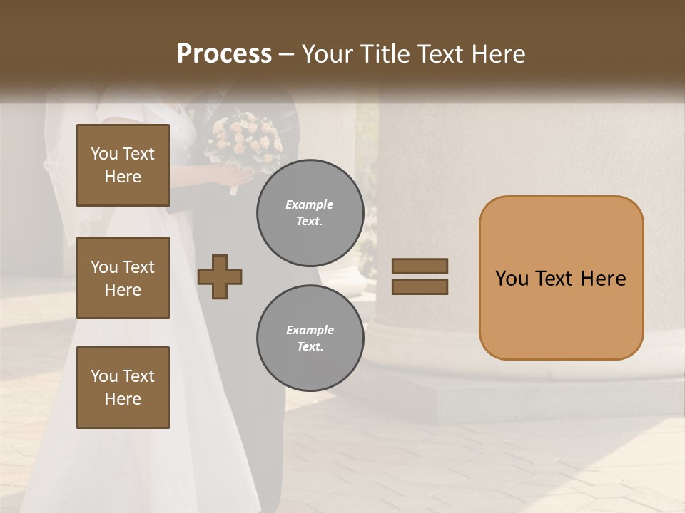 Husband Touching Family PowerPoint Template