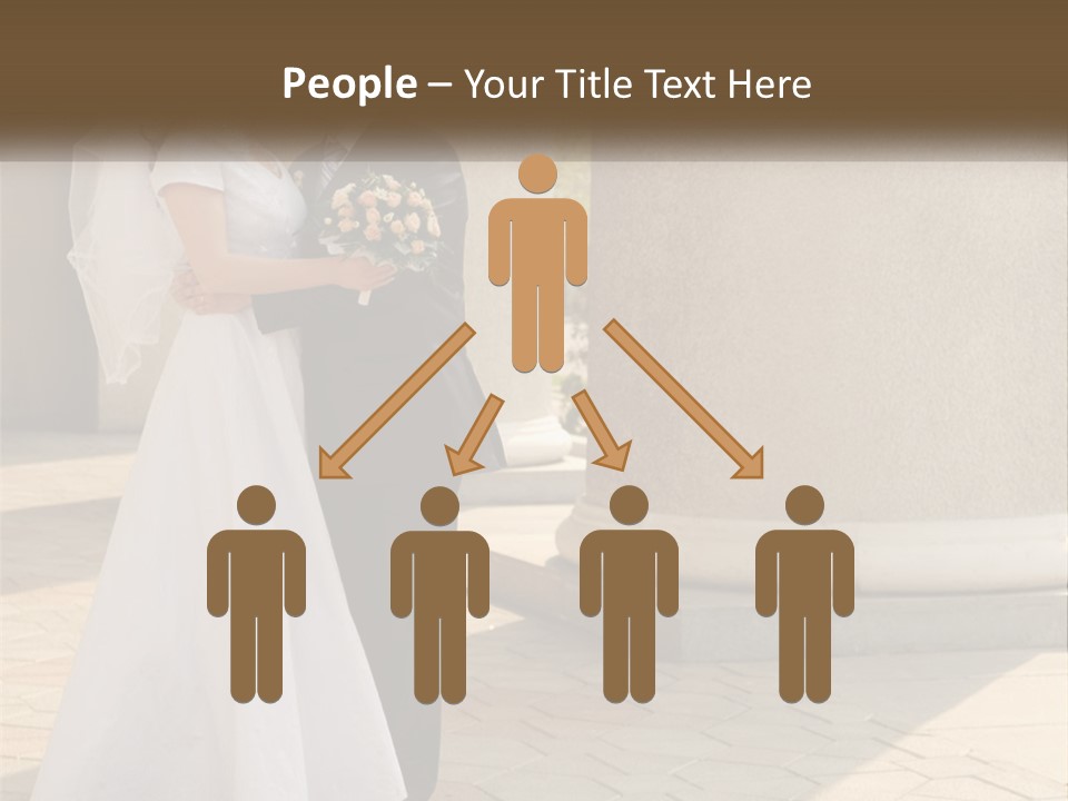 Husband Touching Family PowerPoint Template