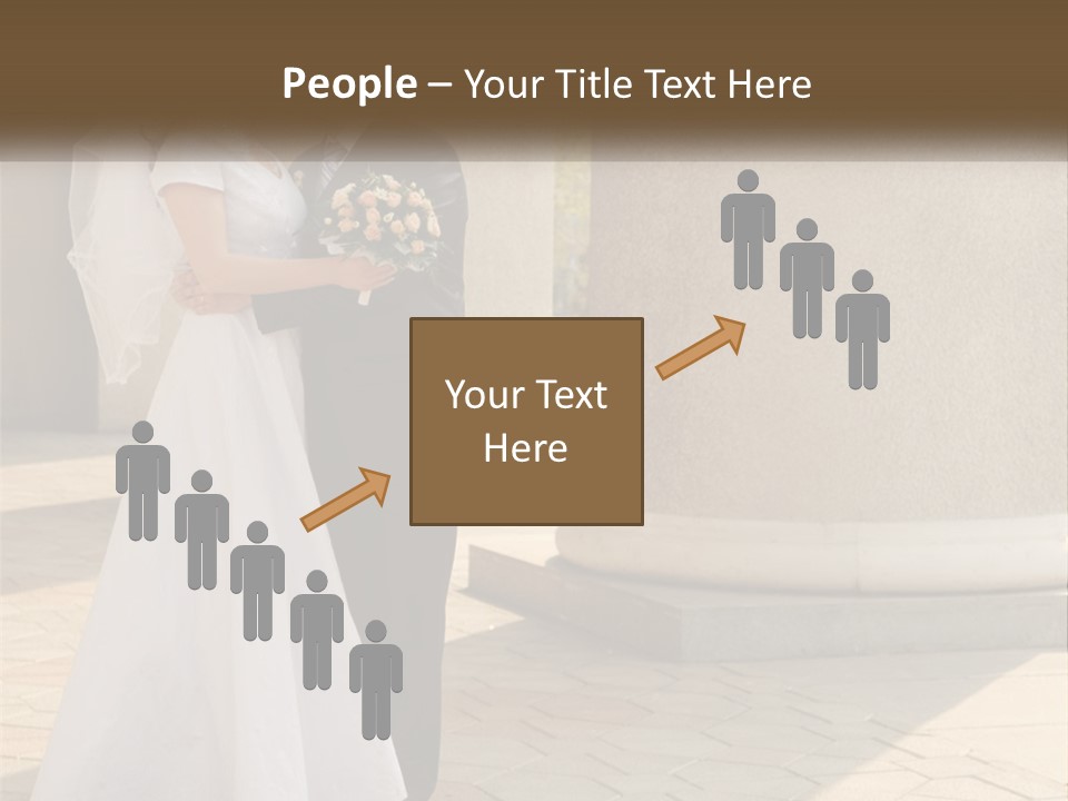 Husband Touching Family PowerPoint Template