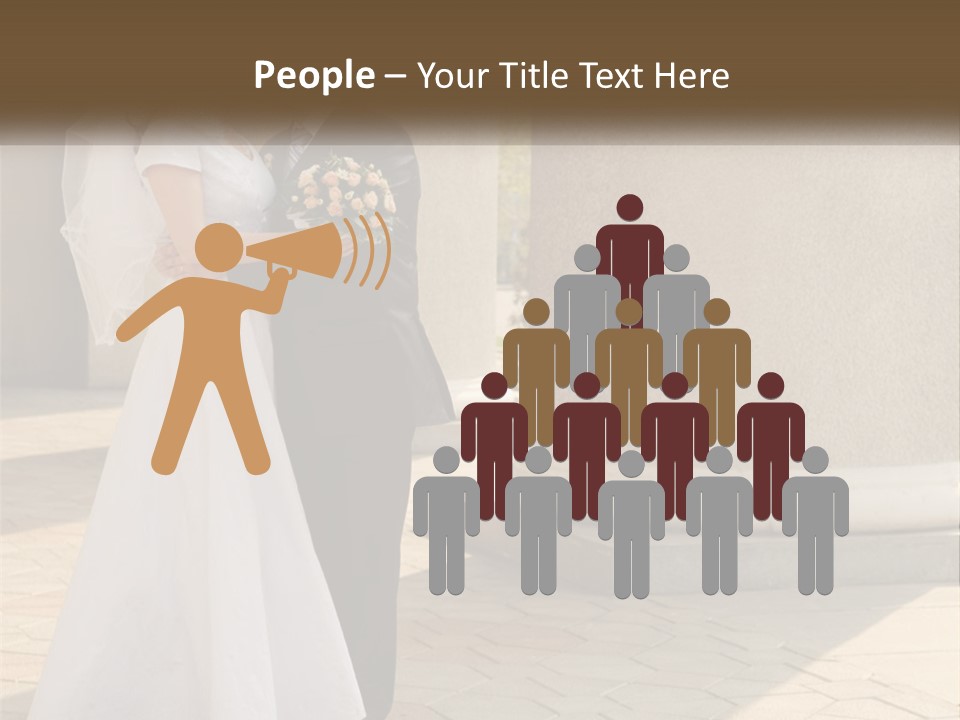 Husband Touching Family PowerPoint Template