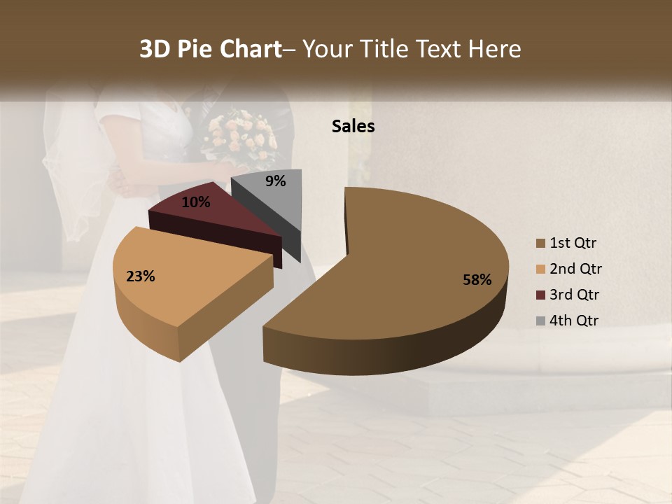 Husband Touching Family PowerPoint Template