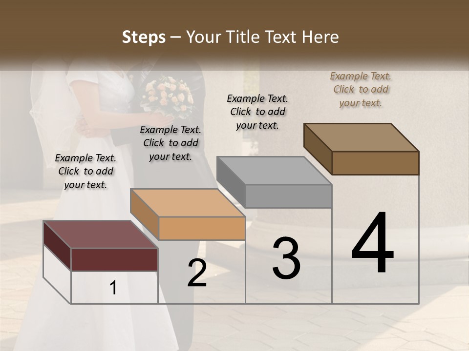 Husband Touching Family PowerPoint Template