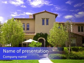 California Luxury View PowerPoint Template