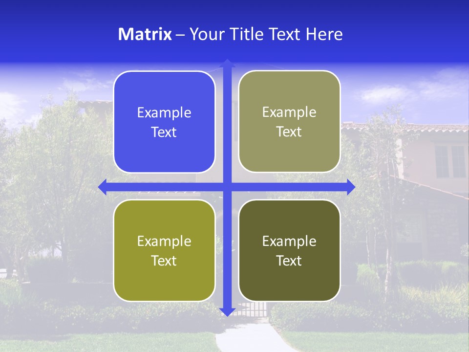 California Luxury View PowerPoint Template