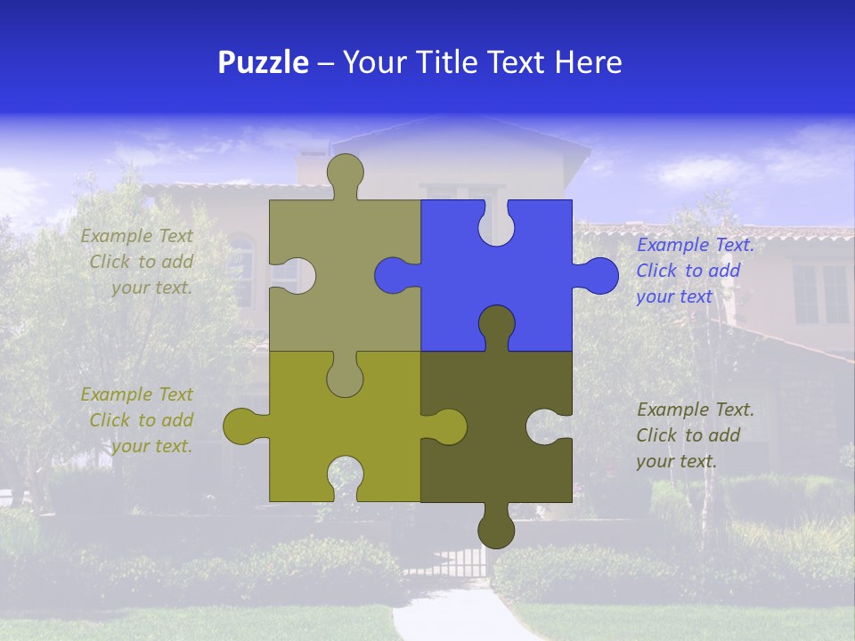 California Luxury View PowerPoint Template