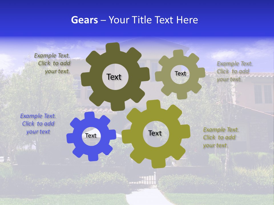 California Luxury View PowerPoint Template