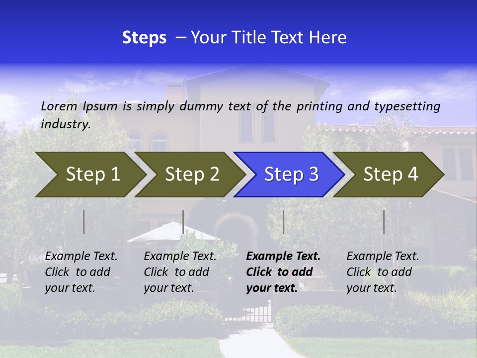 California Luxury View PowerPoint Template