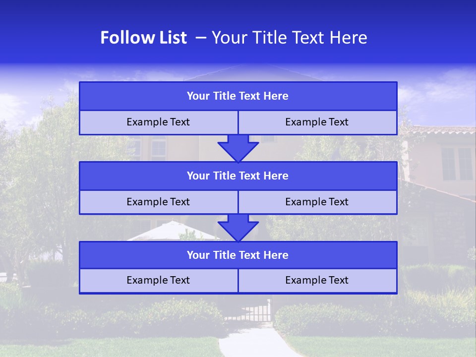 California Luxury View PowerPoint Template