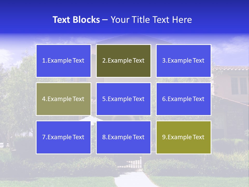 California Luxury View PowerPoint Template