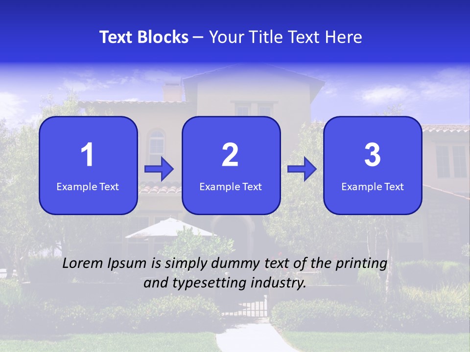 California Luxury View PowerPoint Template