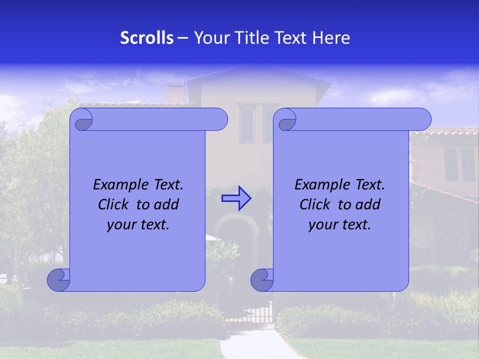 California Luxury View PowerPoint Template