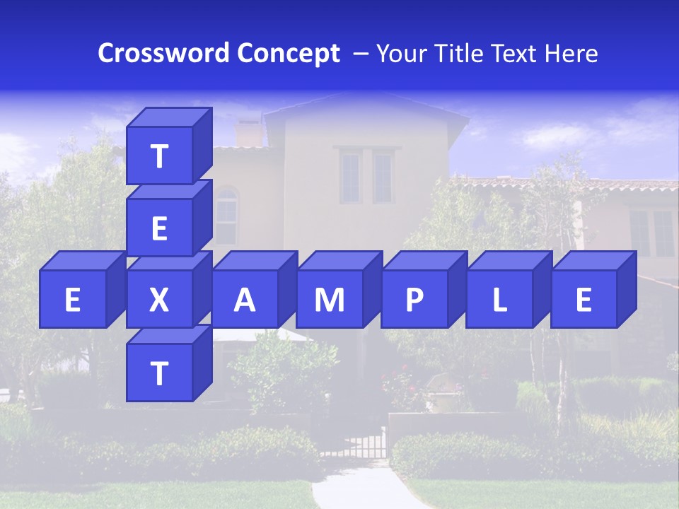 California Luxury View PowerPoint Template