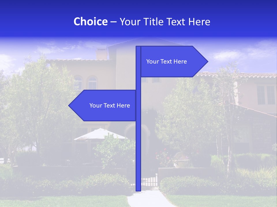 California Luxury View PowerPoint Template