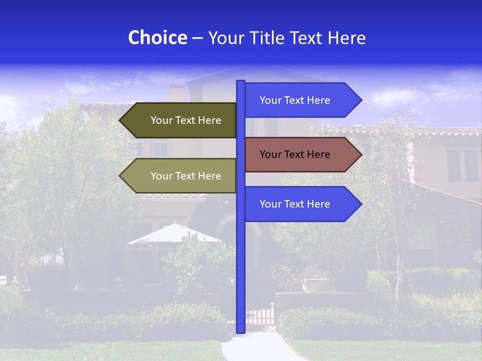 California Luxury View PowerPoint Template