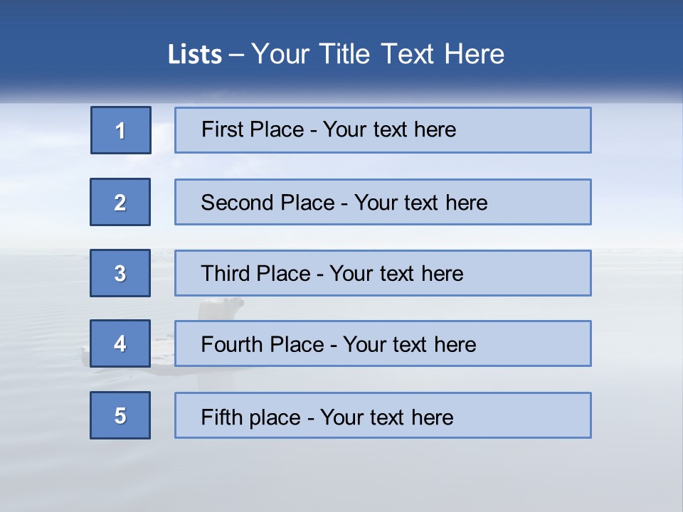 Environmental Sea Damage PowerPoint Template