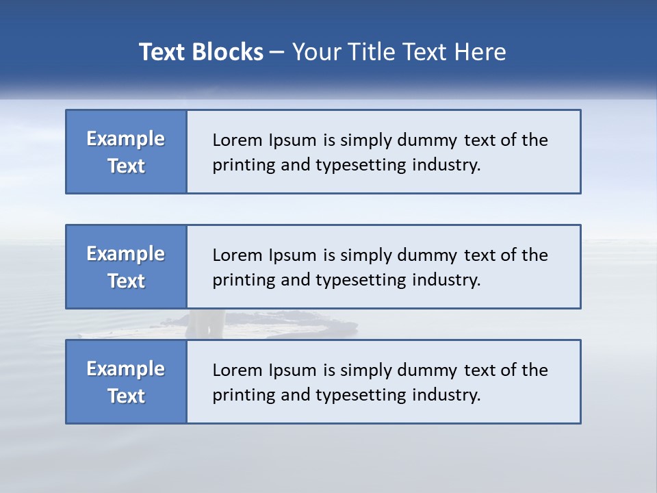 Environmental Sea Damage PowerPoint Template