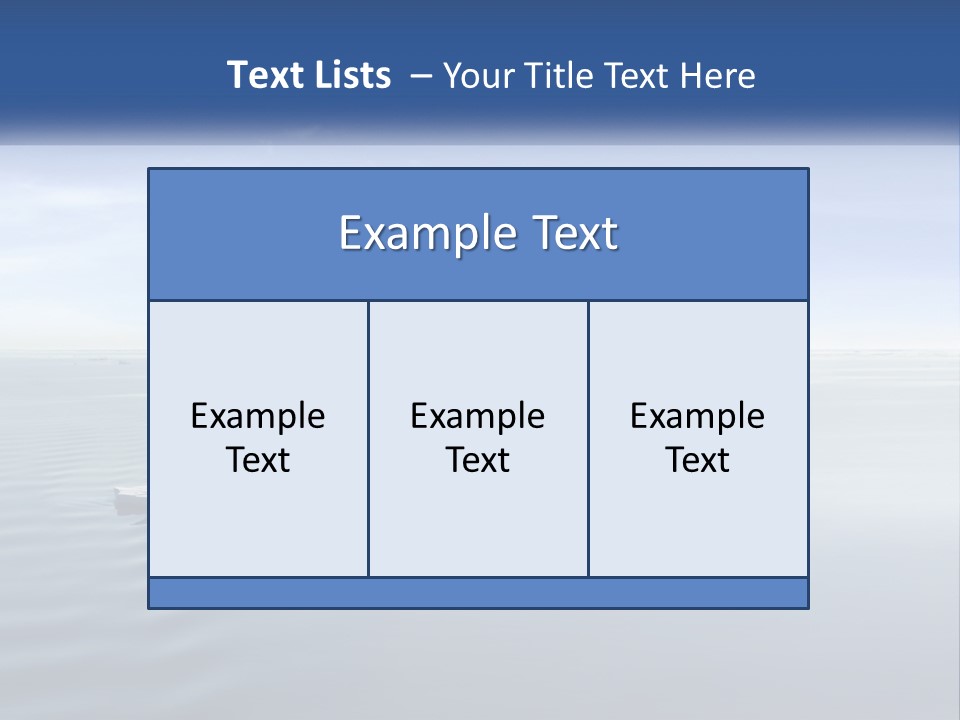 Environmental Sea Damage PowerPoint Template