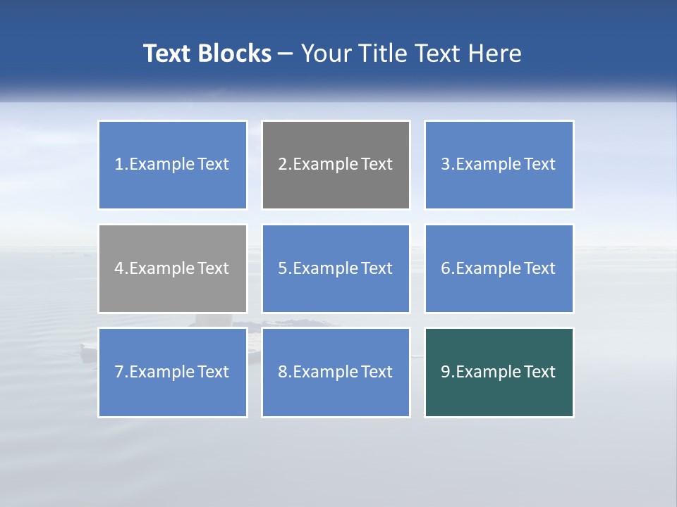 Environmental Sea Damage PowerPoint Template