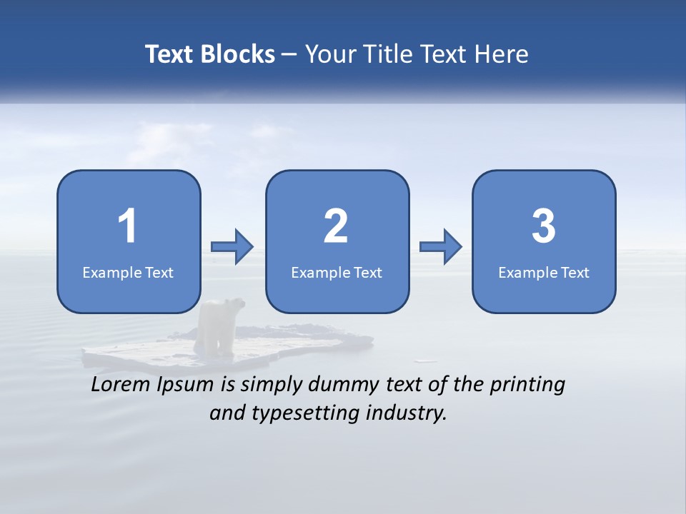 Environmental Sea Damage PowerPoint Template