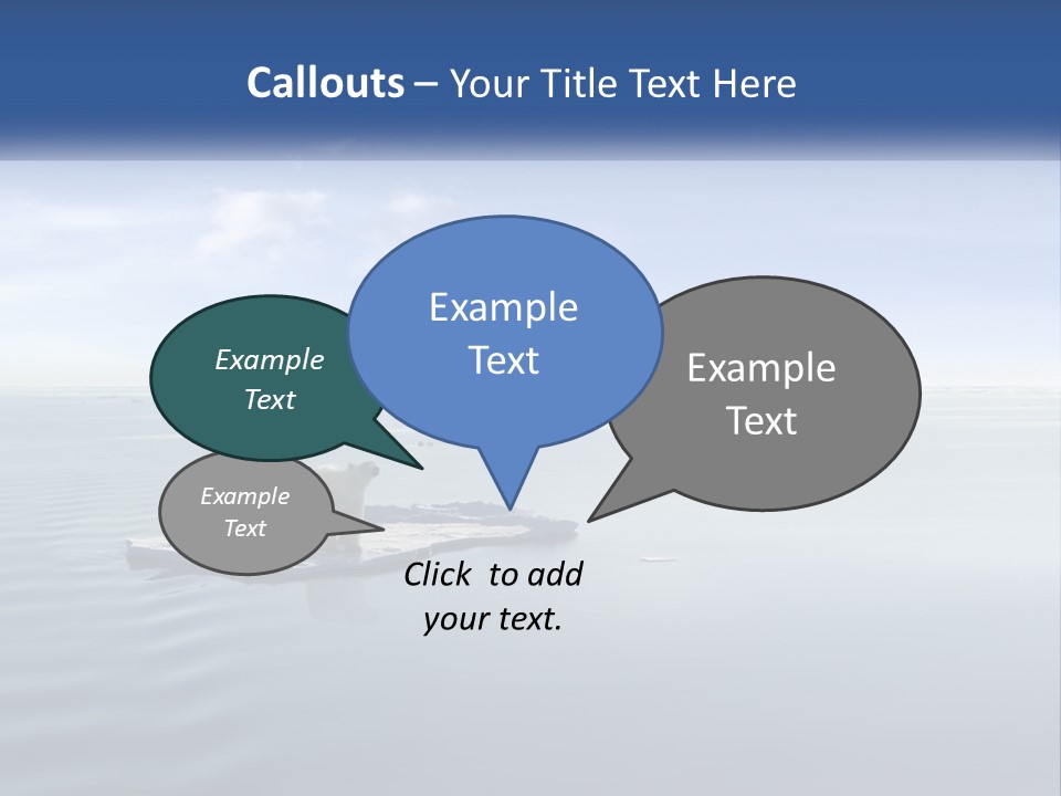 Environmental Sea Damage PowerPoint Template