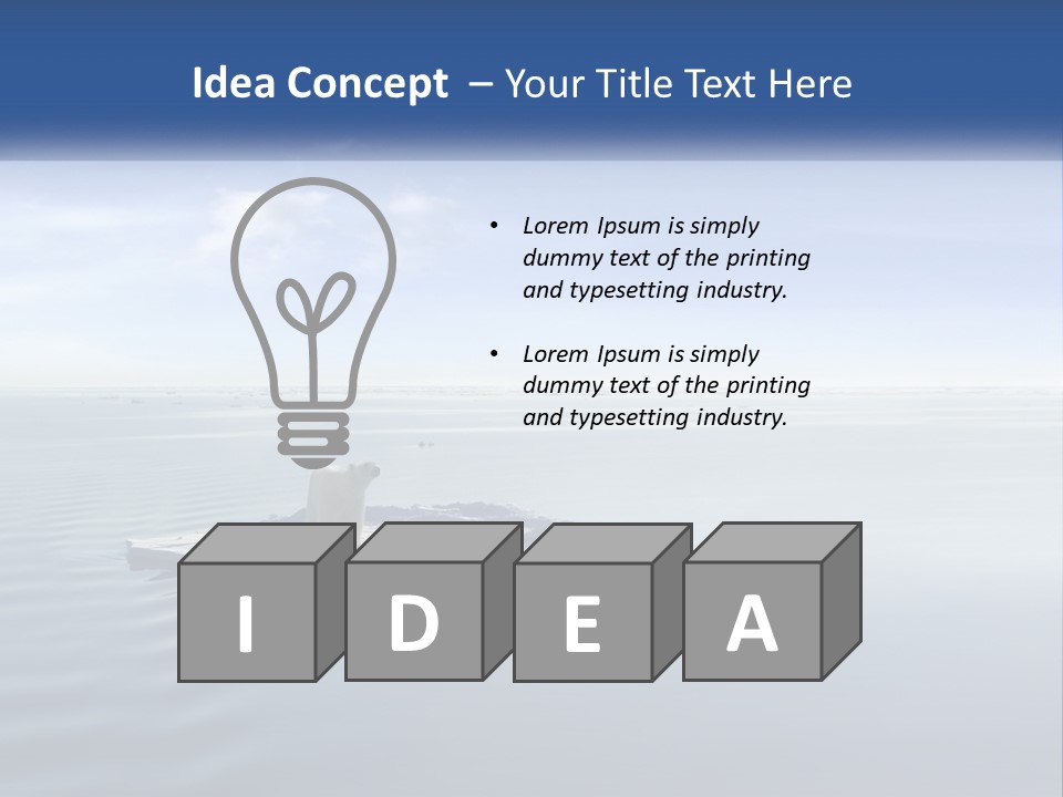 Environmental Sea Damage PowerPoint Template