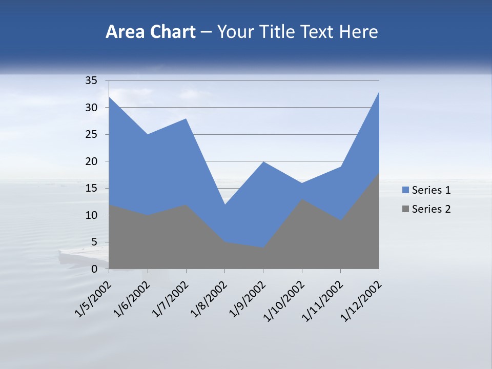 Environmental Sea Damage PowerPoint Template