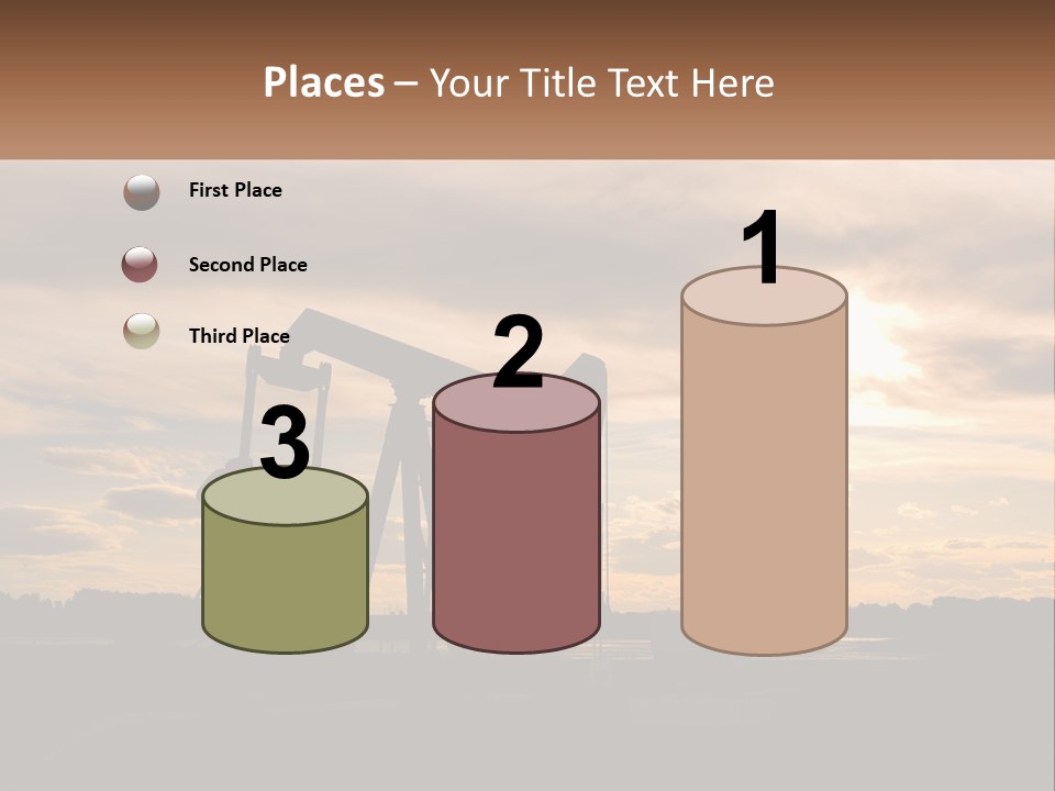 Drill Gas Crude PowerPoint Template