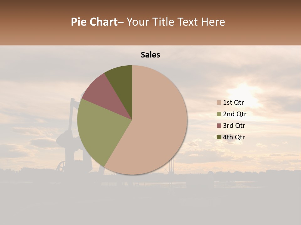 Drill Gas Crude PowerPoint Template