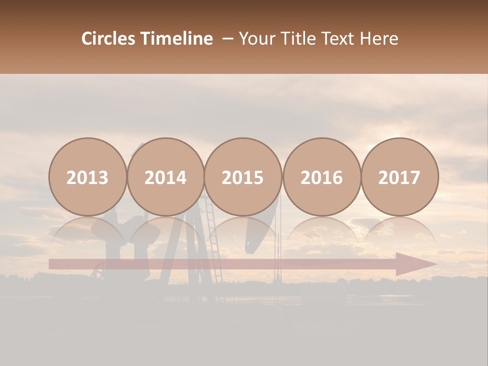 Drill Gas Crude PowerPoint Template