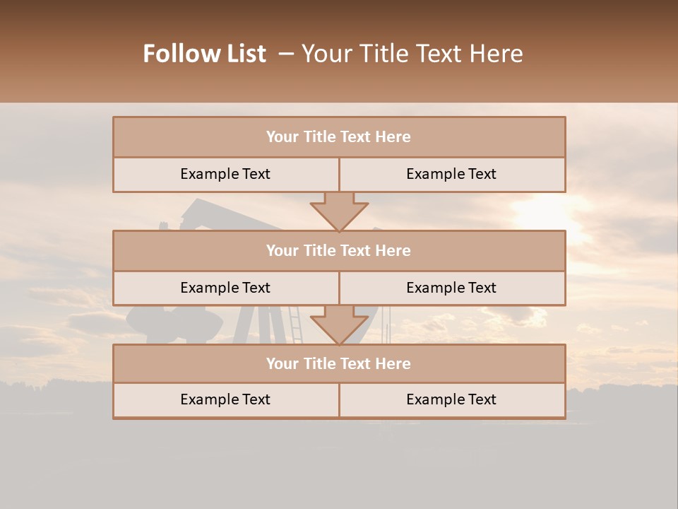 Drill Gas Crude PowerPoint Template