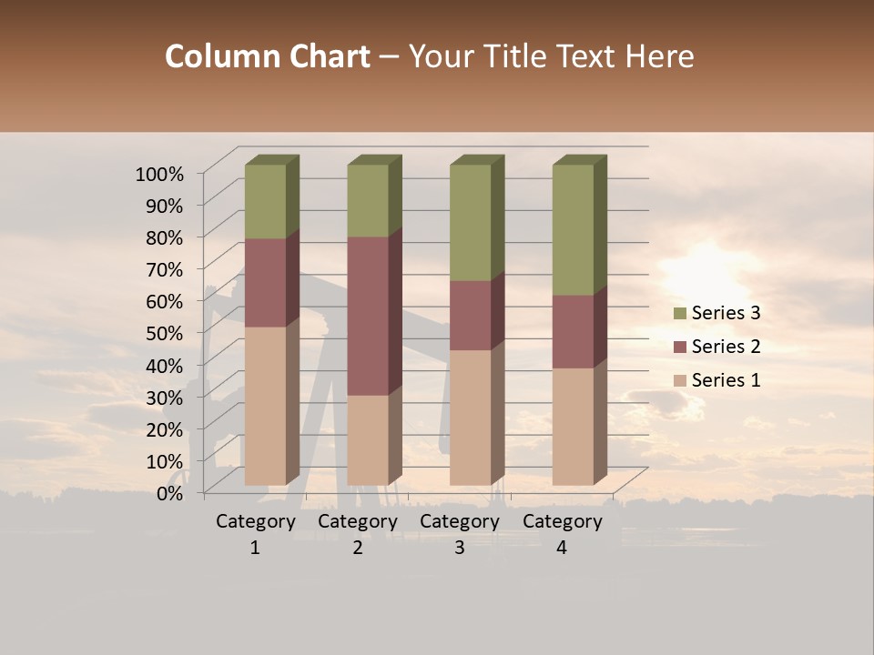 Drill Gas Crude PowerPoint Template