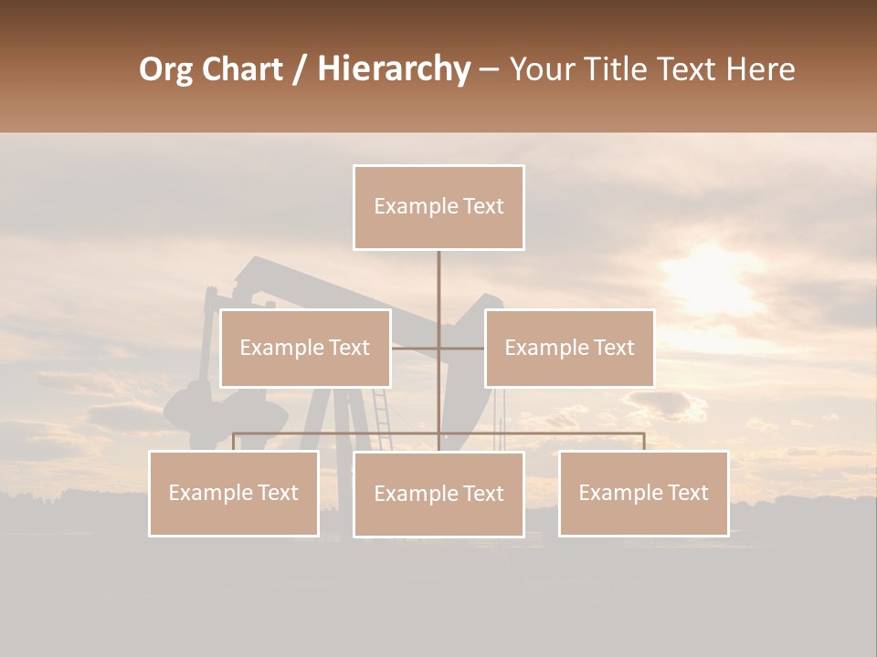 Drill Gas Crude PowerPoint Template