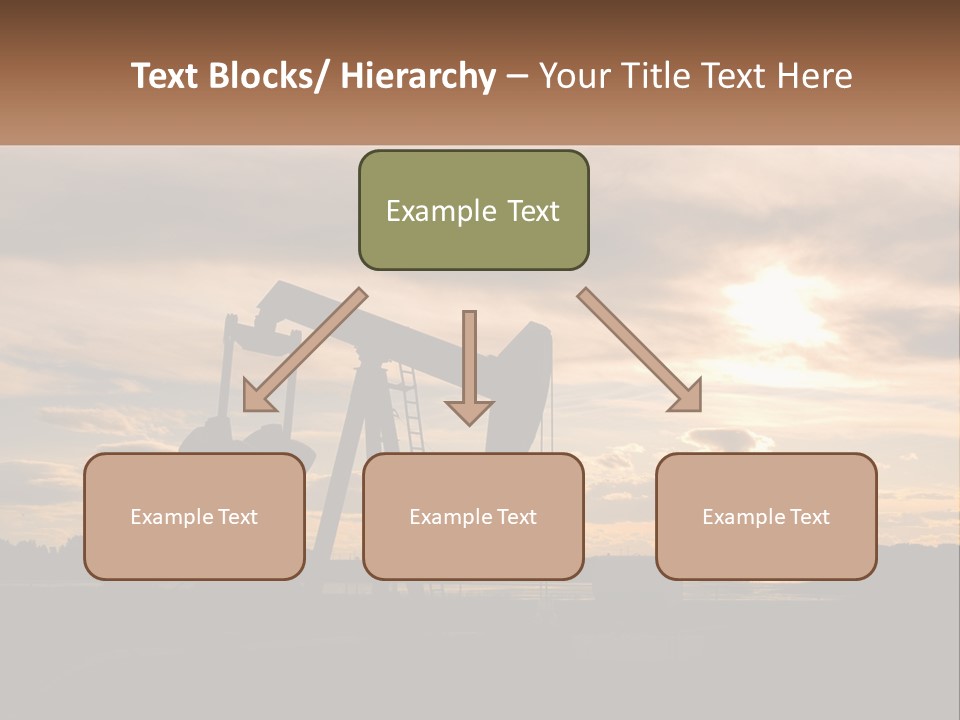 Drill Gas Crude PowerPoint Template