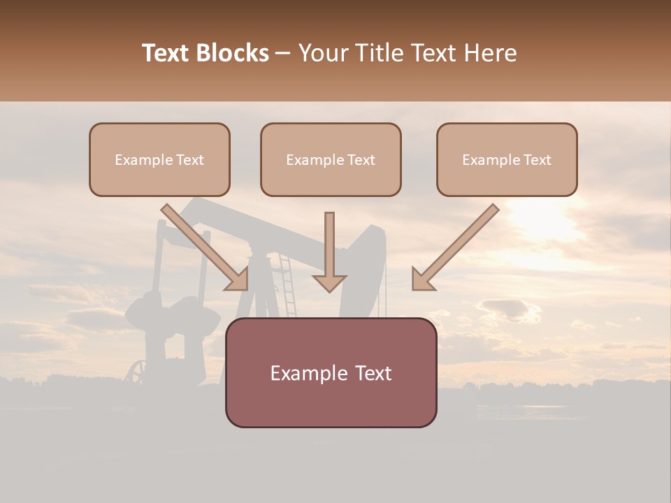 Drill Gas Crude PowerPoint Template