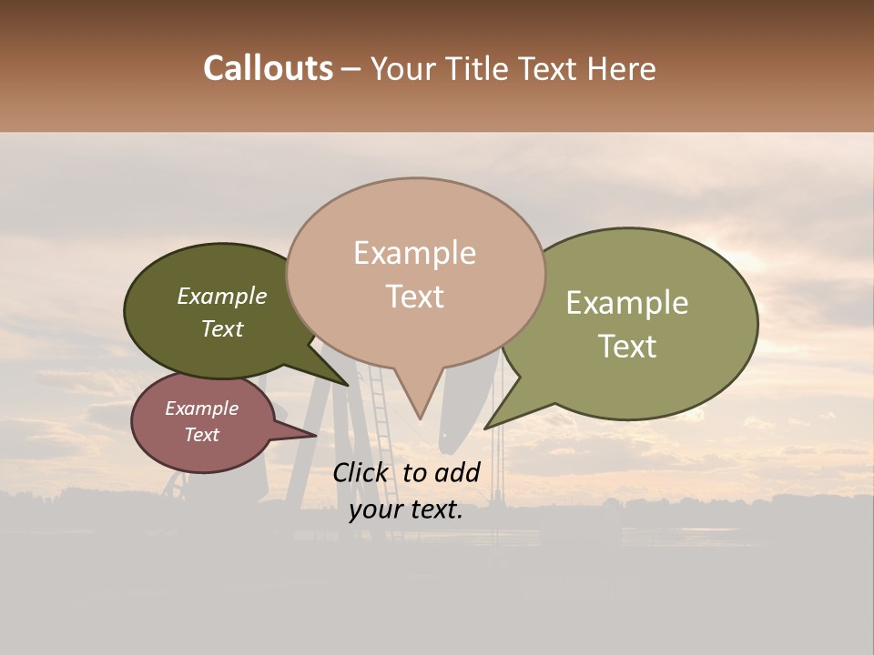 Drill Gas Crude PowerPoint Template