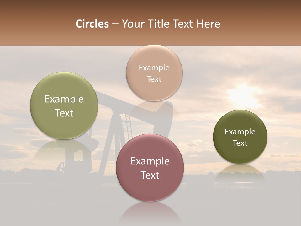 Drill Gas Crude PowerPoint Template