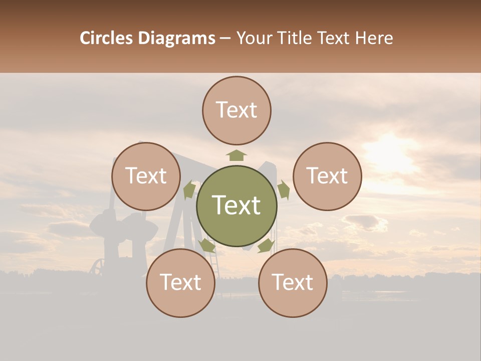 Drill Gas Crude PowerPoint Template