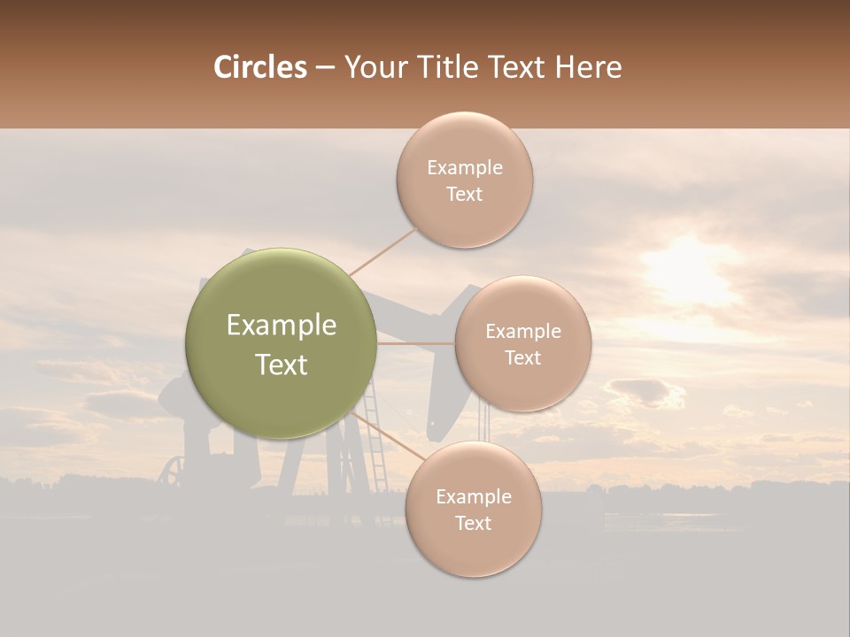 Drill Gas Crude PowerPoint Template