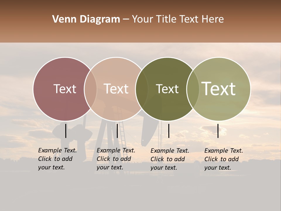 Drill Gas Crude PowerPoint Template