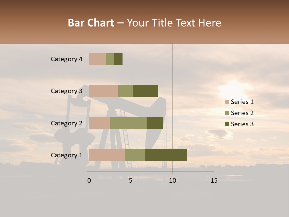 Drill Gas Crude PowerPoint Template