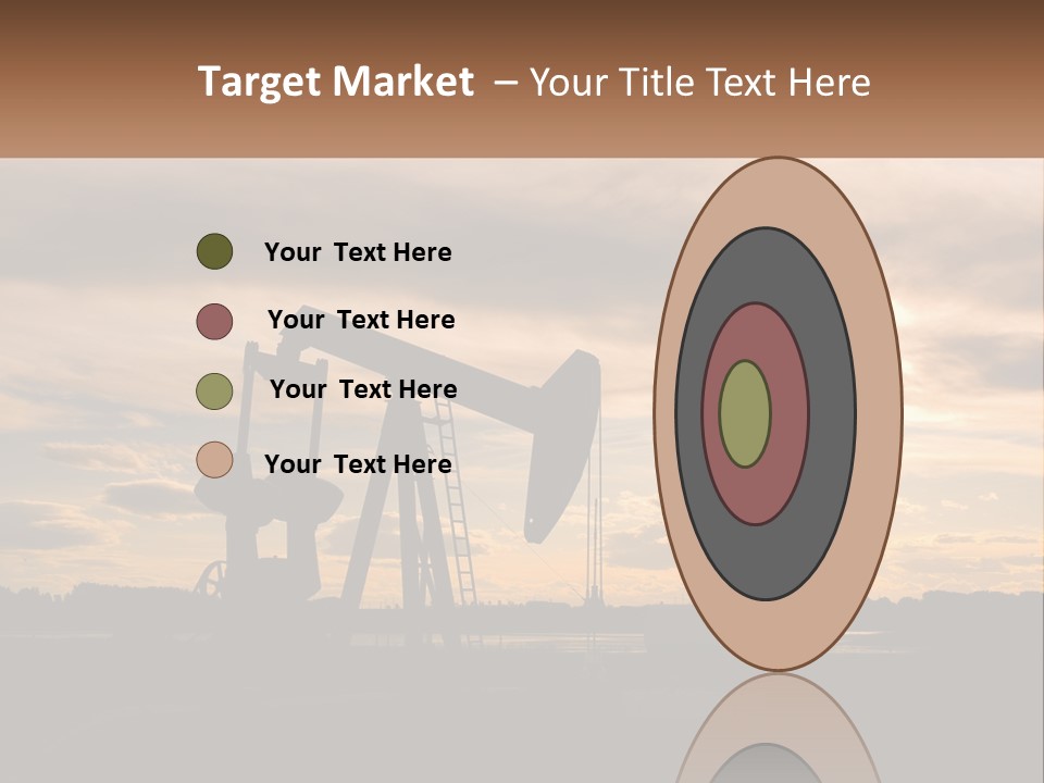 Drill Gas Crude PowerPoint Template