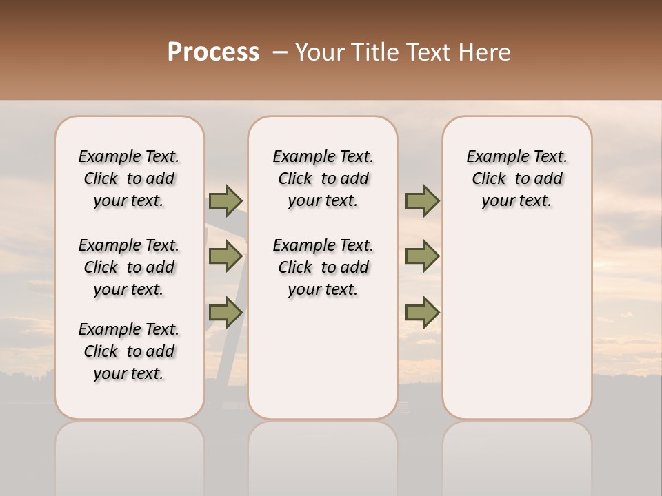 Drill Gas Crude PowerPoint Template