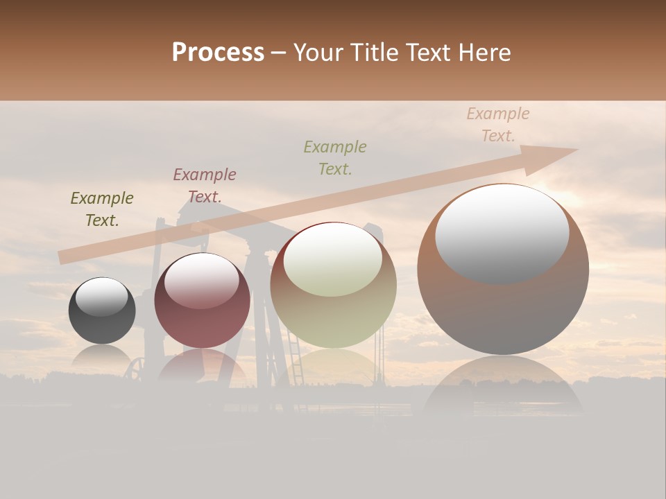 Drill Gas Crude PowerPoint Template