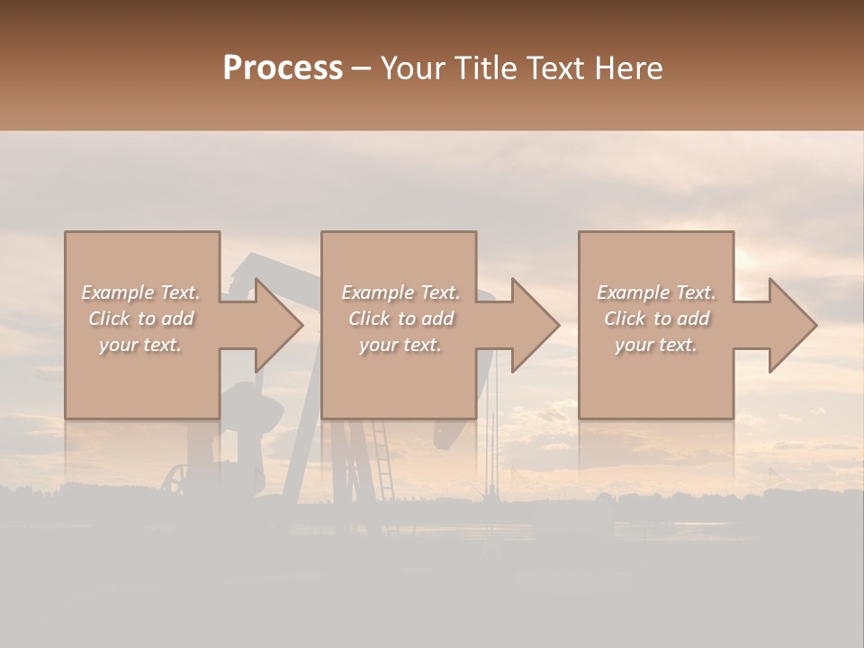 Drill Gas Crude PowerPoint Template